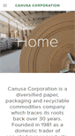 Mobile Screenshot of canusacorp.com